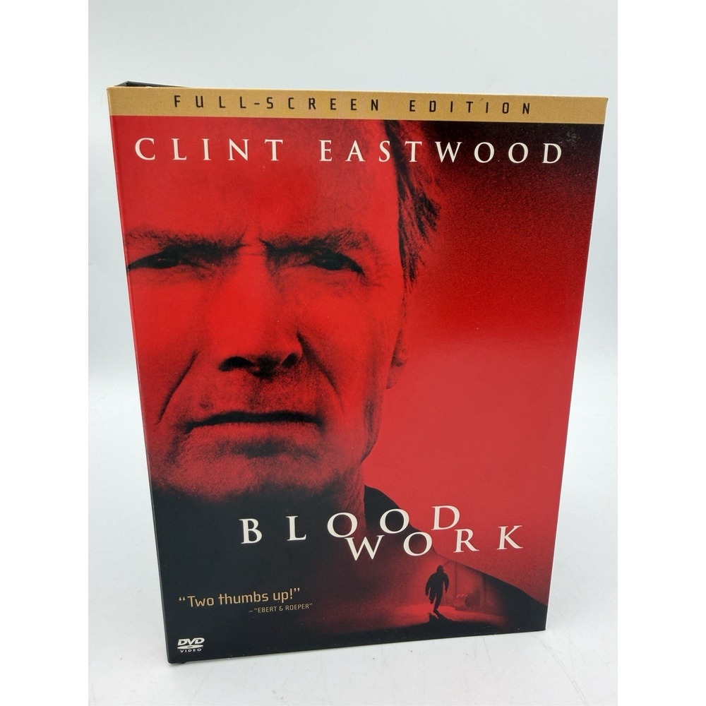 Blood Work (DVD 2002) Psychological Thriller Crime Clint Eastwood Jeff Daniels